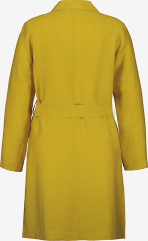 SAMOON Between-Seasons Coat in Yellow