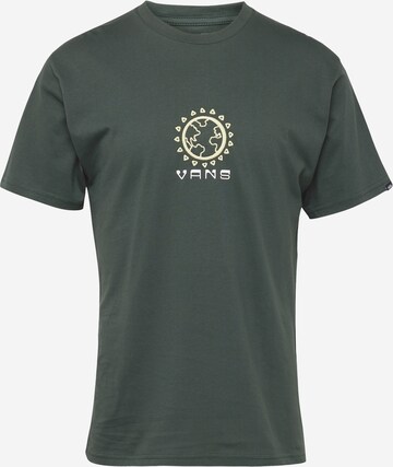 VANS T-Shirt 'GROUND LEVEL' in Grün: predná strana