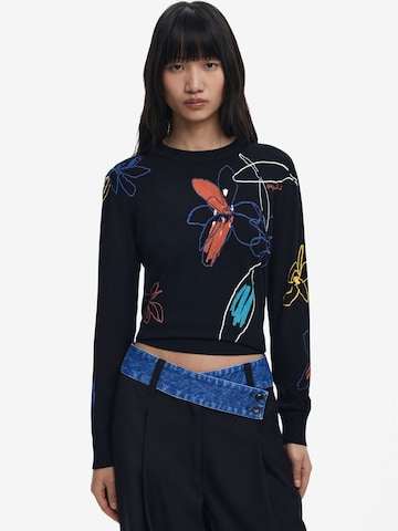 Desigual Sweter w kolorze czarny: przód