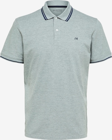 SELECTED HOMME Poloshirt 'Aze' in Grau: predná strana