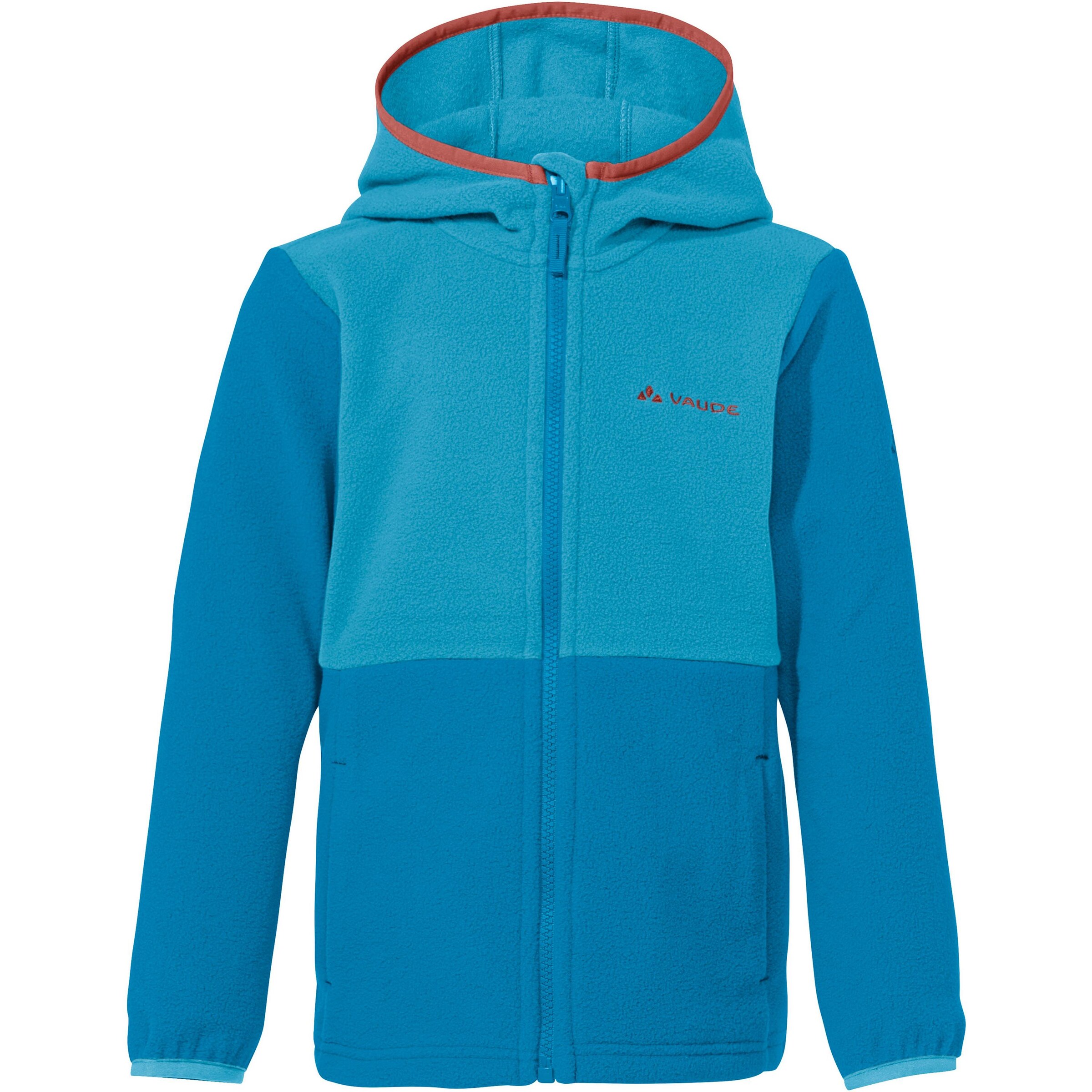 Gilet Polaire Enfant VAUDE Pulex II - 100% Polyester Recyclé, Climatiquement Neutre, Uni, Pratique