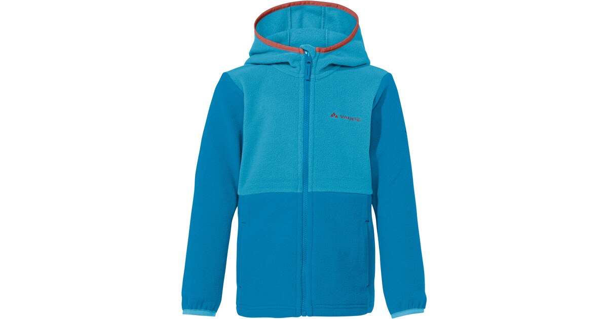 Gilet Polaire Enfant VAUDE Pulex II - 100% Polyester Recyclé, Climatiquement Neutre, Uni, Pratique