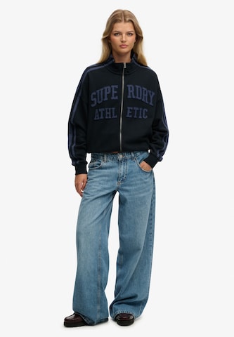 Superdry Sweatvest 'Athletic Essentials' in Blauw