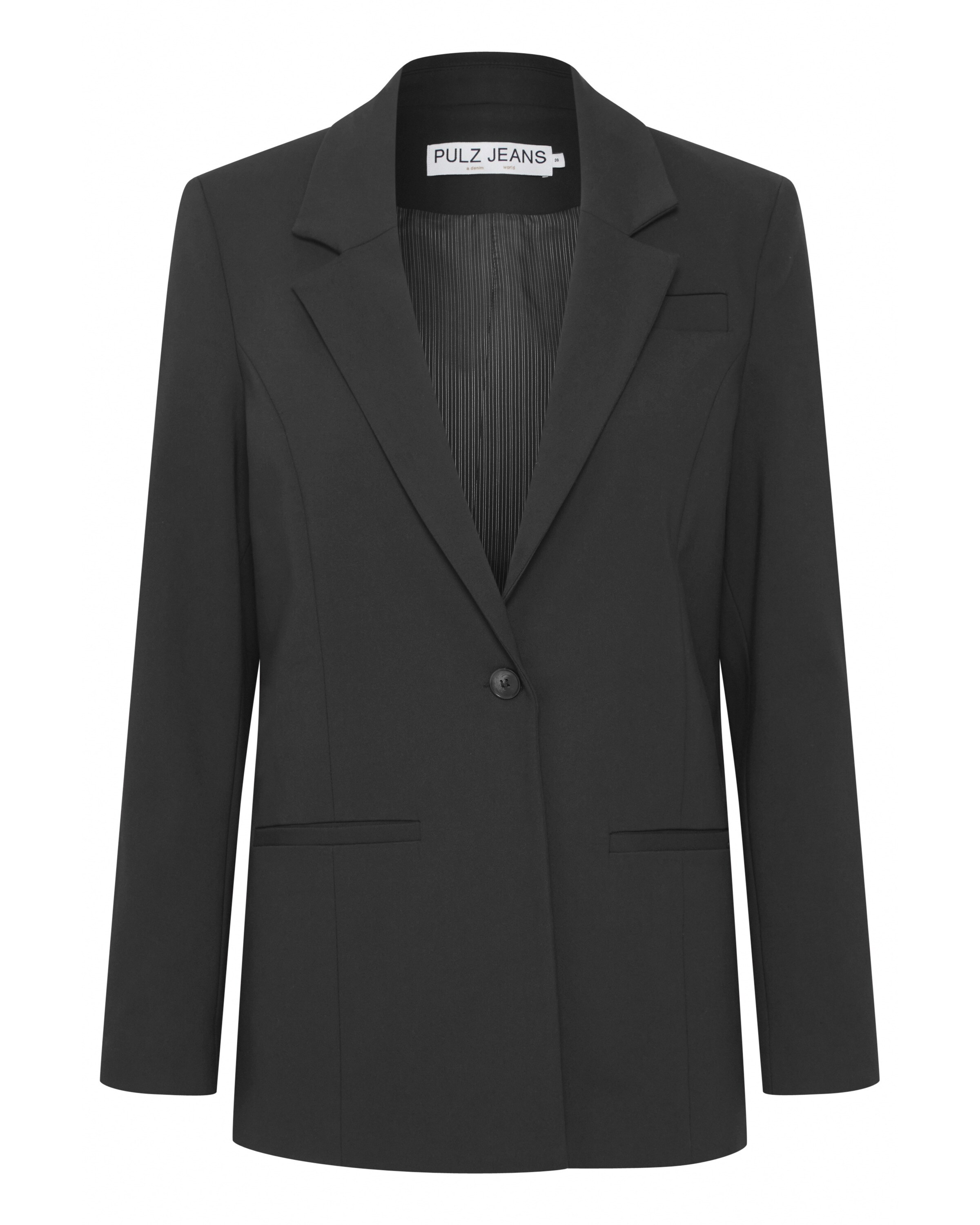 Pulz Blazers in Zwart: voorkant