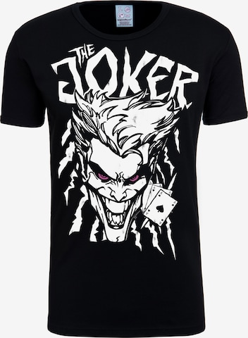 LOGOSHIRT T-Shirt 'The Joker Aces' in Schwarz: predná strana