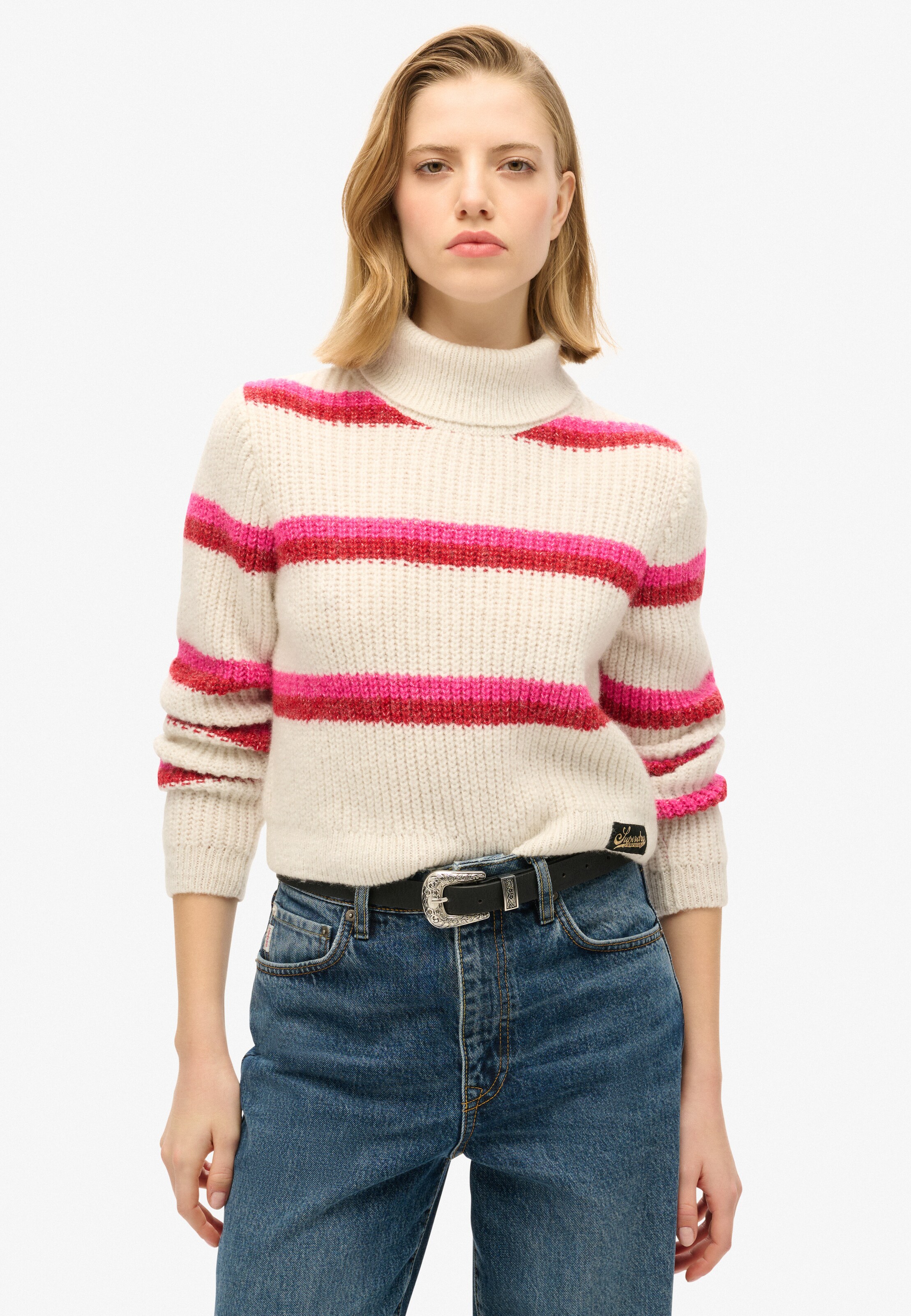 Superdry pullover in Pink: Vorderseite