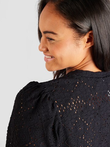 Object Curve Blouse 'FEODORA' in Black