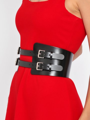 Haute Cuir Bælte 'Maia Corset' i sort