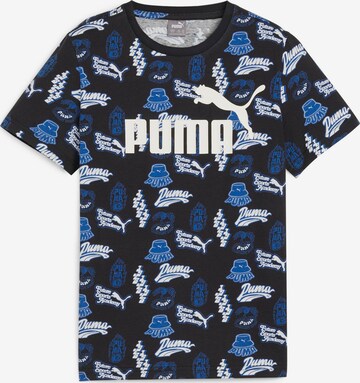 PUMA T-shirt 'ESS+' i svart: framsida