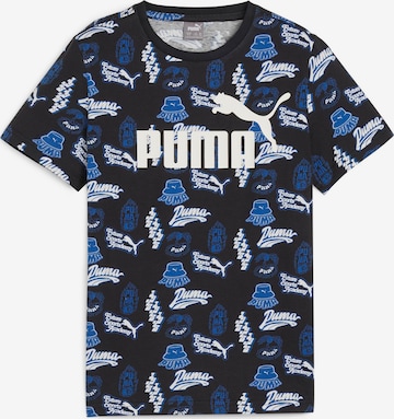 PUMA T-Shirt 'ESS+' in Schwarz: predná strana