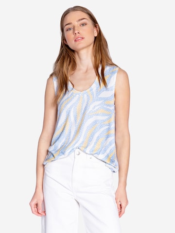 PJ Salvage Top in Blauw: voorkant