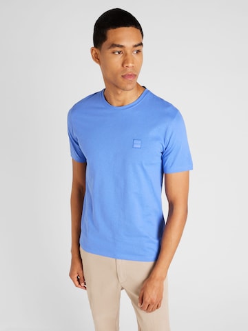 T-Shirt 'Tales' BOSS Orange en bleu : devant