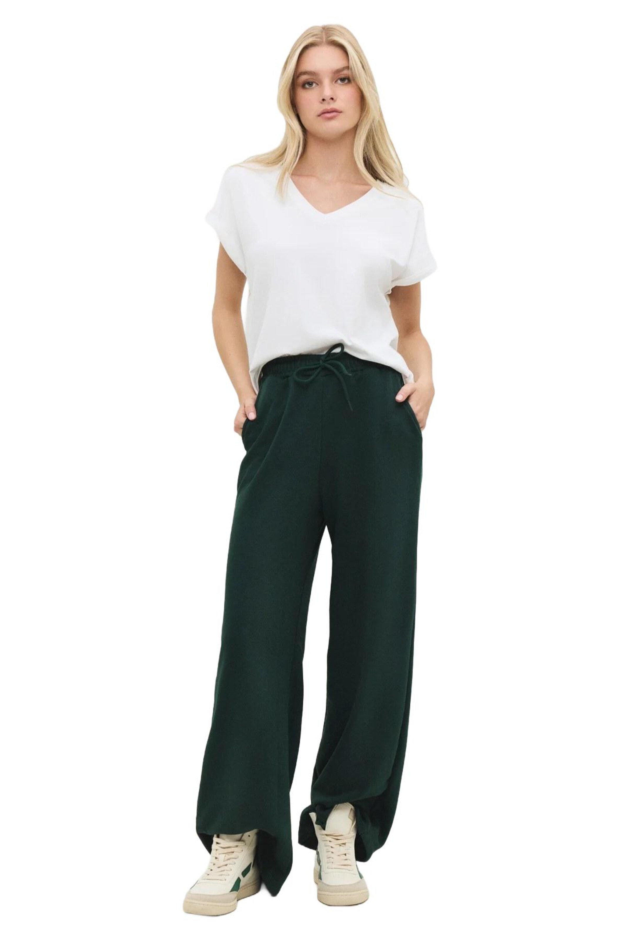 Regular Pantalon No Matter What en vert