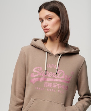 Superdry Bluzka sportowa w kolorze beżowy