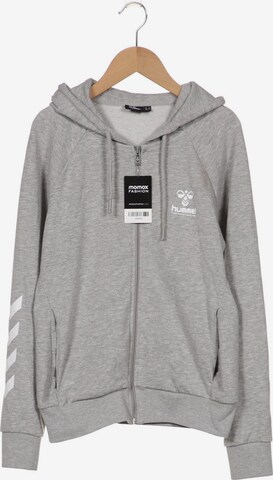 Hummel Sweatshirt & Zip-Up Hoodie in S in Grey: front