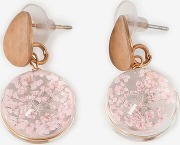 SOHI Earrings 'Chloe' in Pink: front
