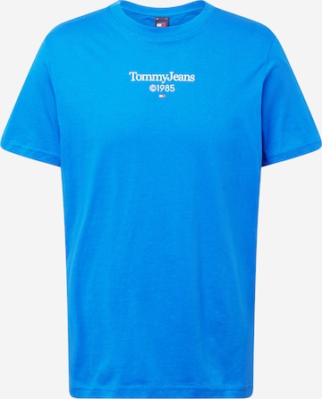 T-Shirt Tommy Jeans en bleu : devant