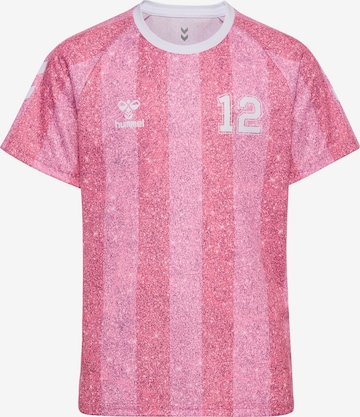 Hummel Performance Shirt 'Schimmer' in Pink: front