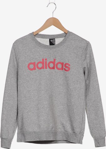 ADIDAS PERFORMANCE Sweatshirt & Zip-Up Hoodie in M in Grey: front