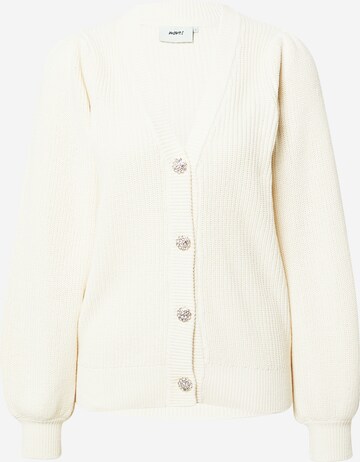 Moves Strickjacke 'Loula' in Weiß: predná strana