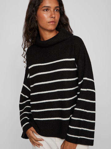 VILA Sweater 'Vigga' in Black