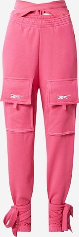 Reebok Tapered Broek 'Cardi' in Roze: voorkant