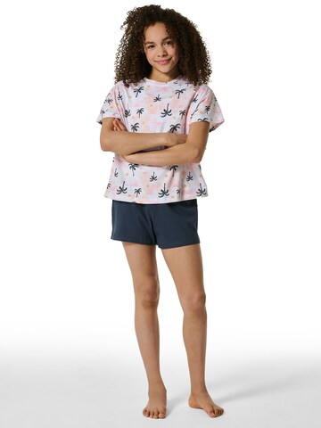 Pyjama ' Nightwear ' SCHIESSER en bleu : devant