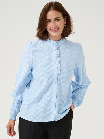 Kaffe Bluse 'Victoria' i blå: forside