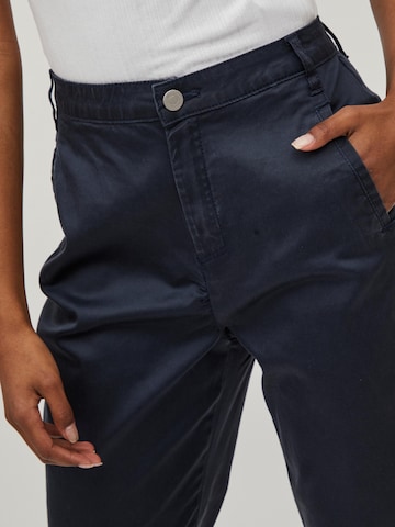 VILA Tapered Chino Pants in Blue