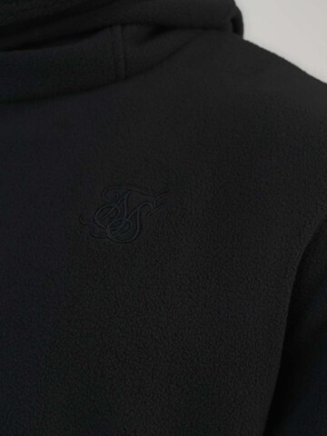 SikSilk Sweatshirt 'Polar Fleece Hoodie' in Schwarz