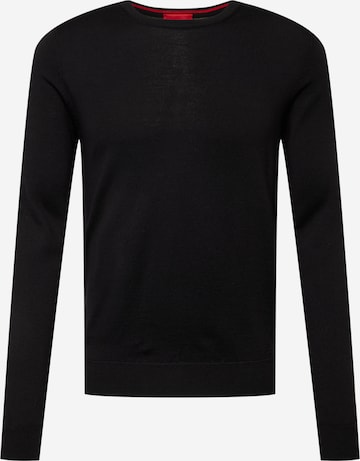 HUGO Red Pullover 'San Paolo 3' in Schwarz: predná strana