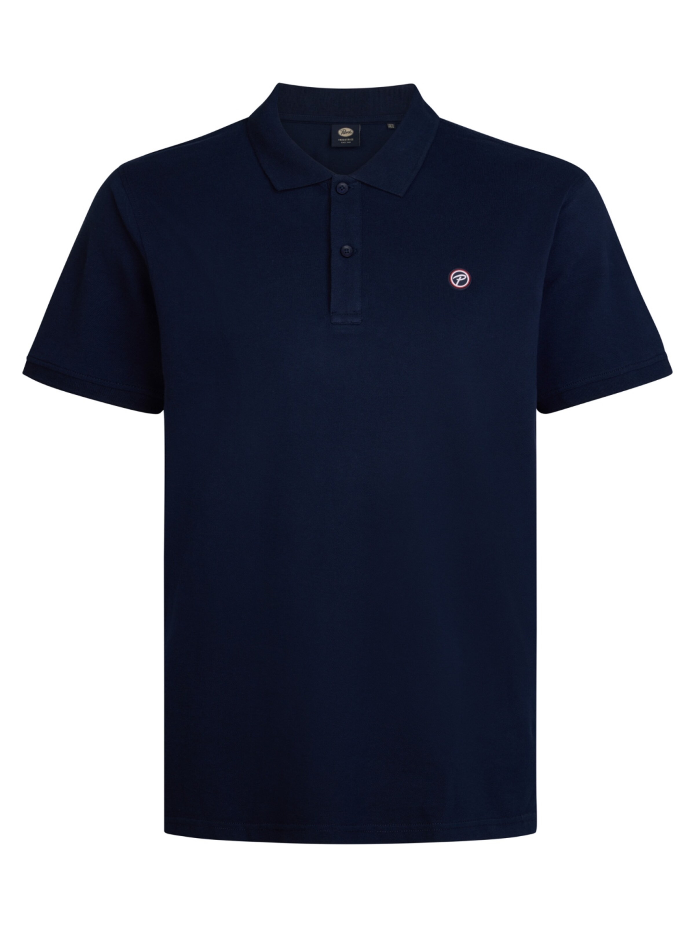 PETROL Shirt 'Men Polo Short Sleeve Navy Blue' in Blue: front