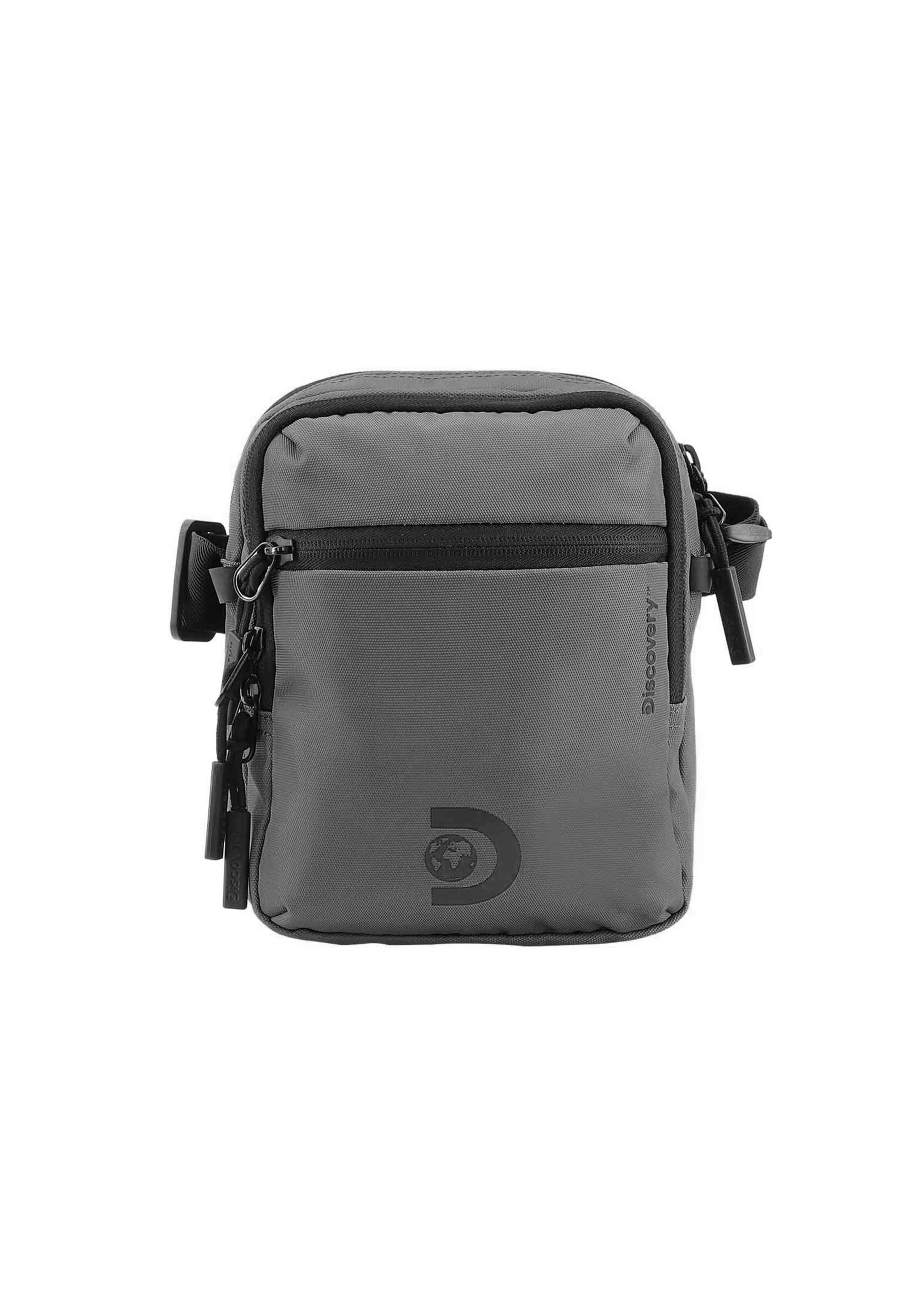 Discovery Crossbody Bag 'Metropolis' in Grey: front