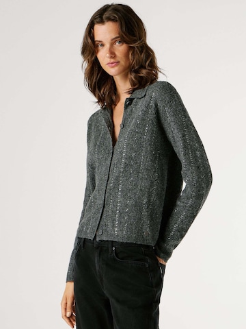 Pepe Jeans Knit cardigan 'ELAINE' in Grey