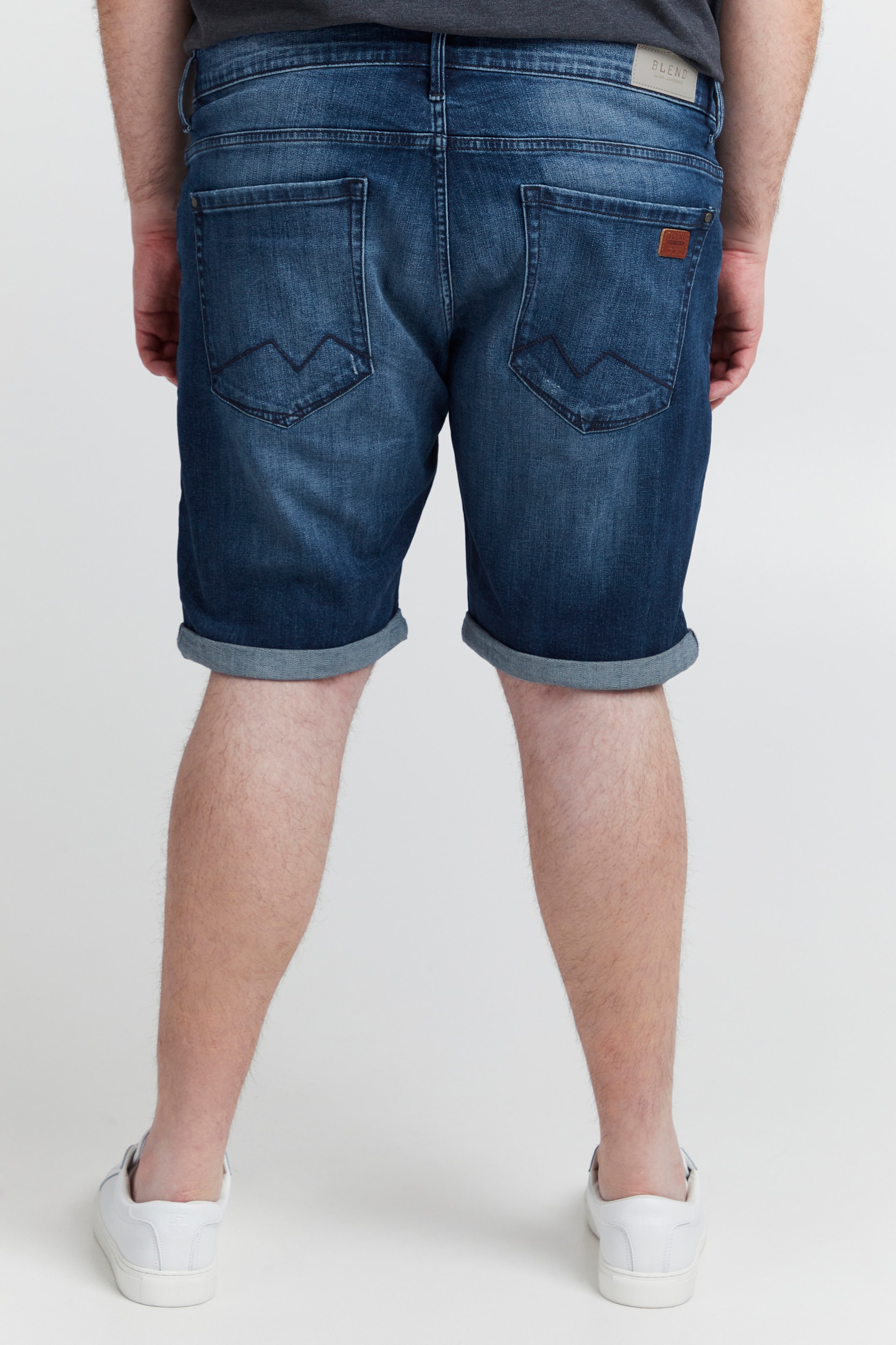 Männer Große Größen BLEND Jeansshorts 'Grilitsch' in Blau - FL92254