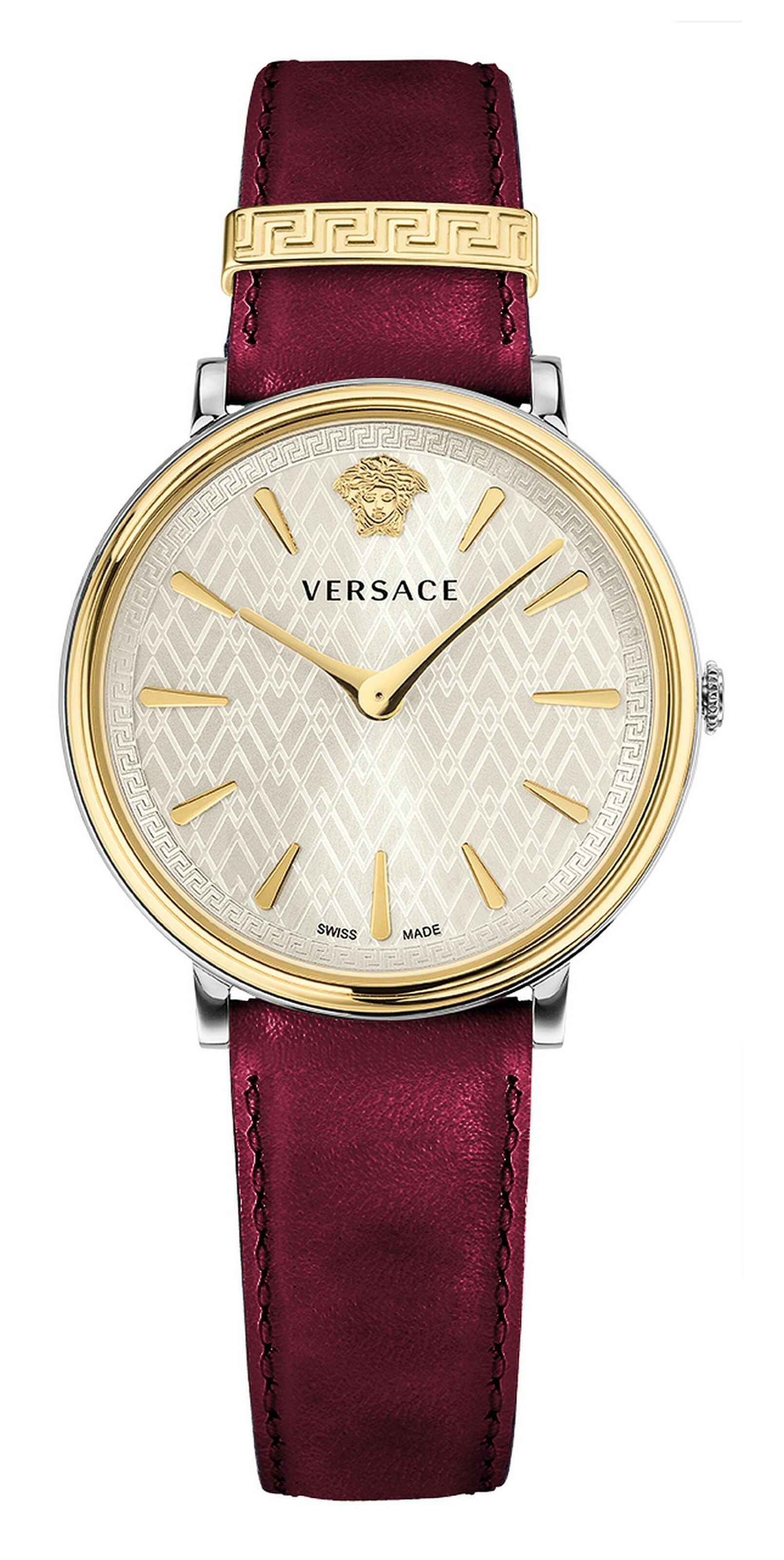 VERSACE Uhr in Rot: Vorderseite