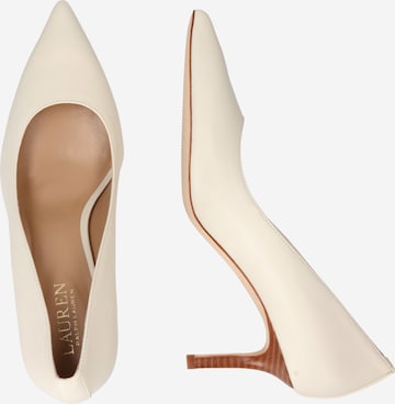 Lauren Ralph Lauren - Zapatos con plataforma 'Lanette' en blanco