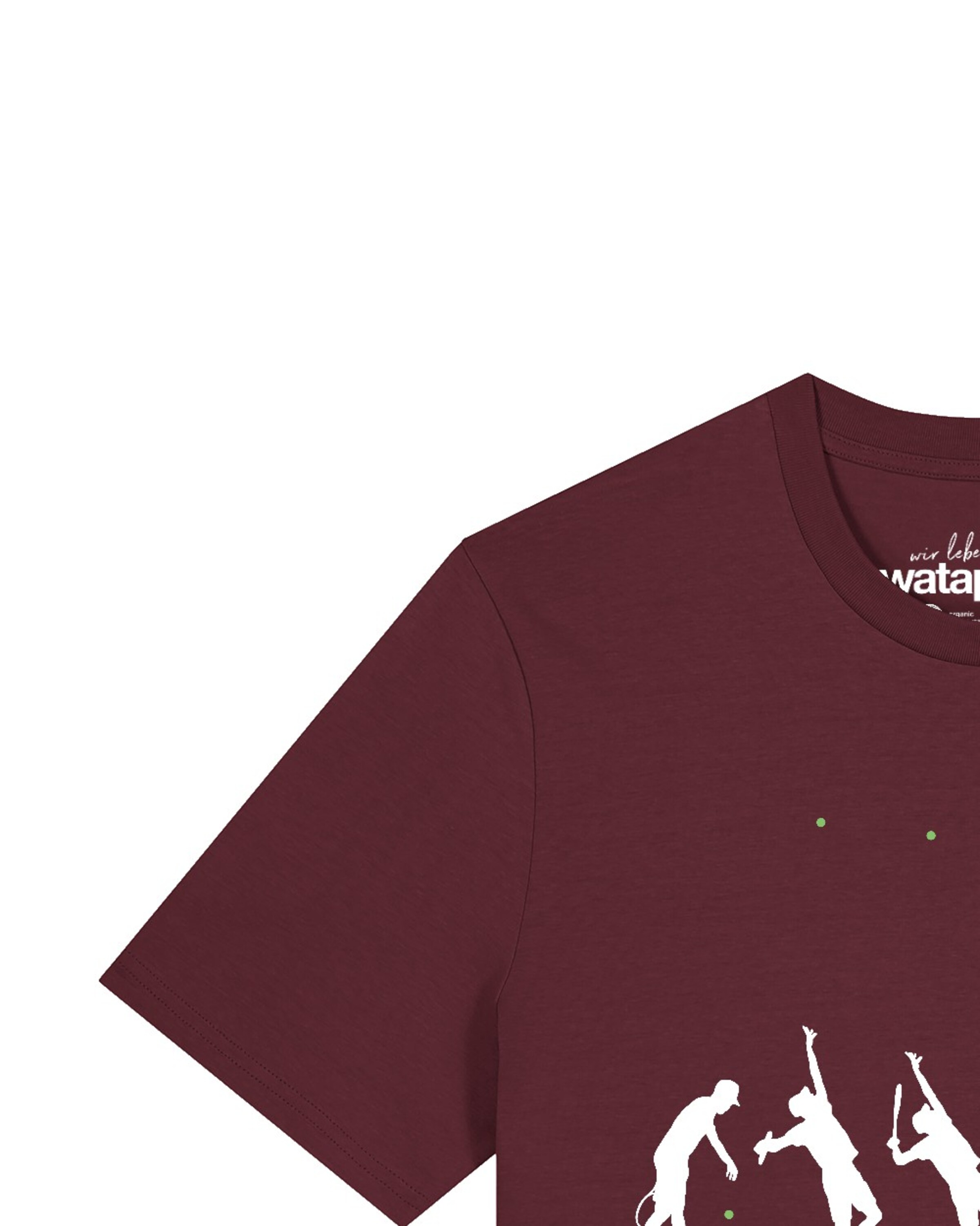 Watapparel Shirt 'Tennis Evolution' in Red