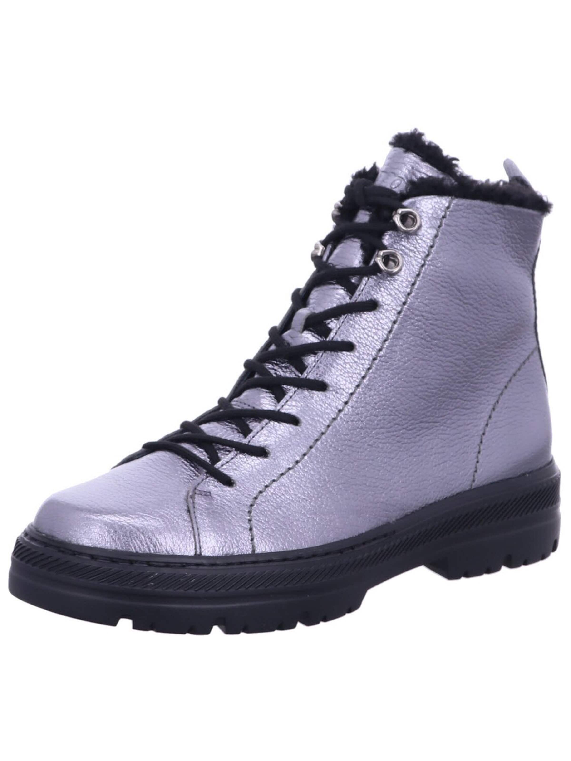 Paul Green - Zapatillas deportivas altas 'Stiefeletten/Boot Damen 5287-086 Echtleder in grau' en plata: frente