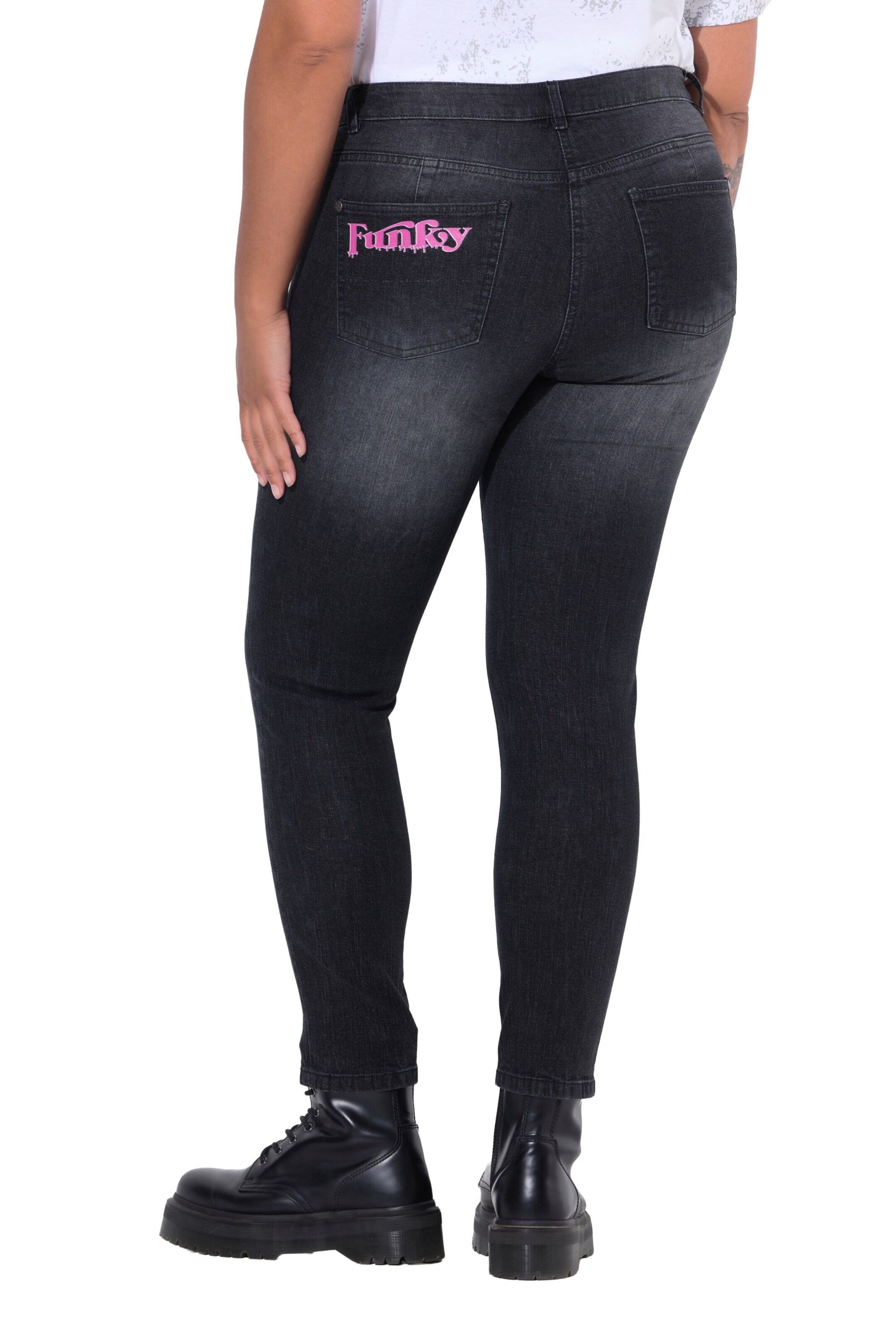 Angel of Style Slim fit Jeans in Black