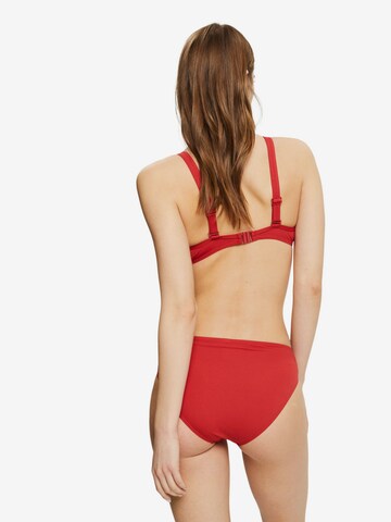 ESPRIT T-shirt Bikini Top in Red