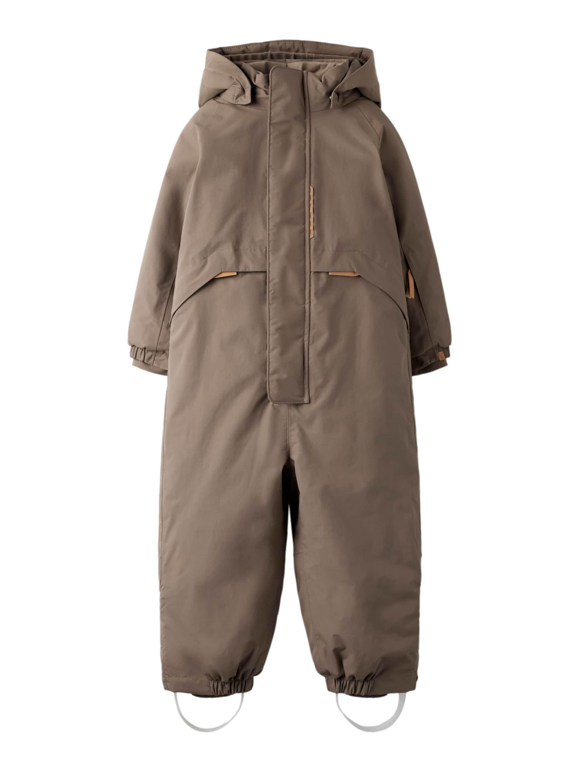 Lil'Atelier Funktionsjakkesæt 'LAStorm 12' i brun: forside