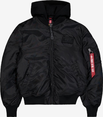 ALPHA INDUSTRIES Преходно яке 'MA-1' в черно: отпред