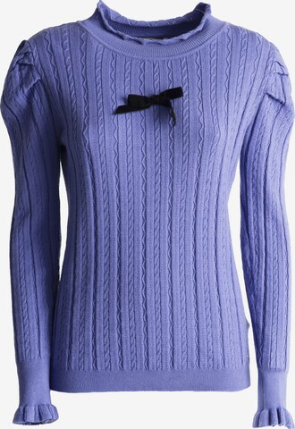 mėlyna Influencer Megztinis: priekis