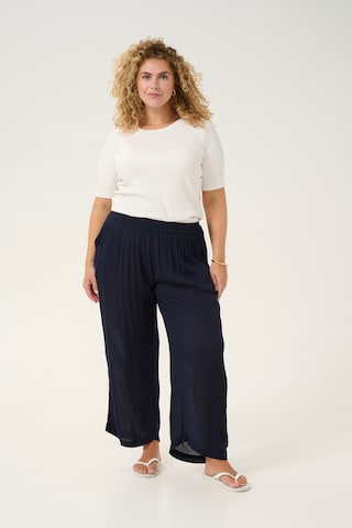 Loosefit Pantalon 'Dacina Ami' KAFFE CURVE en bleu