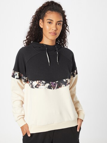 ROXY Athletic Sweatshirt 'Liberty' in Beige: front