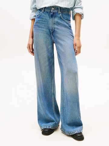 TOMMY HILFIGER Wide leg Jeans in Blauw: voorkant