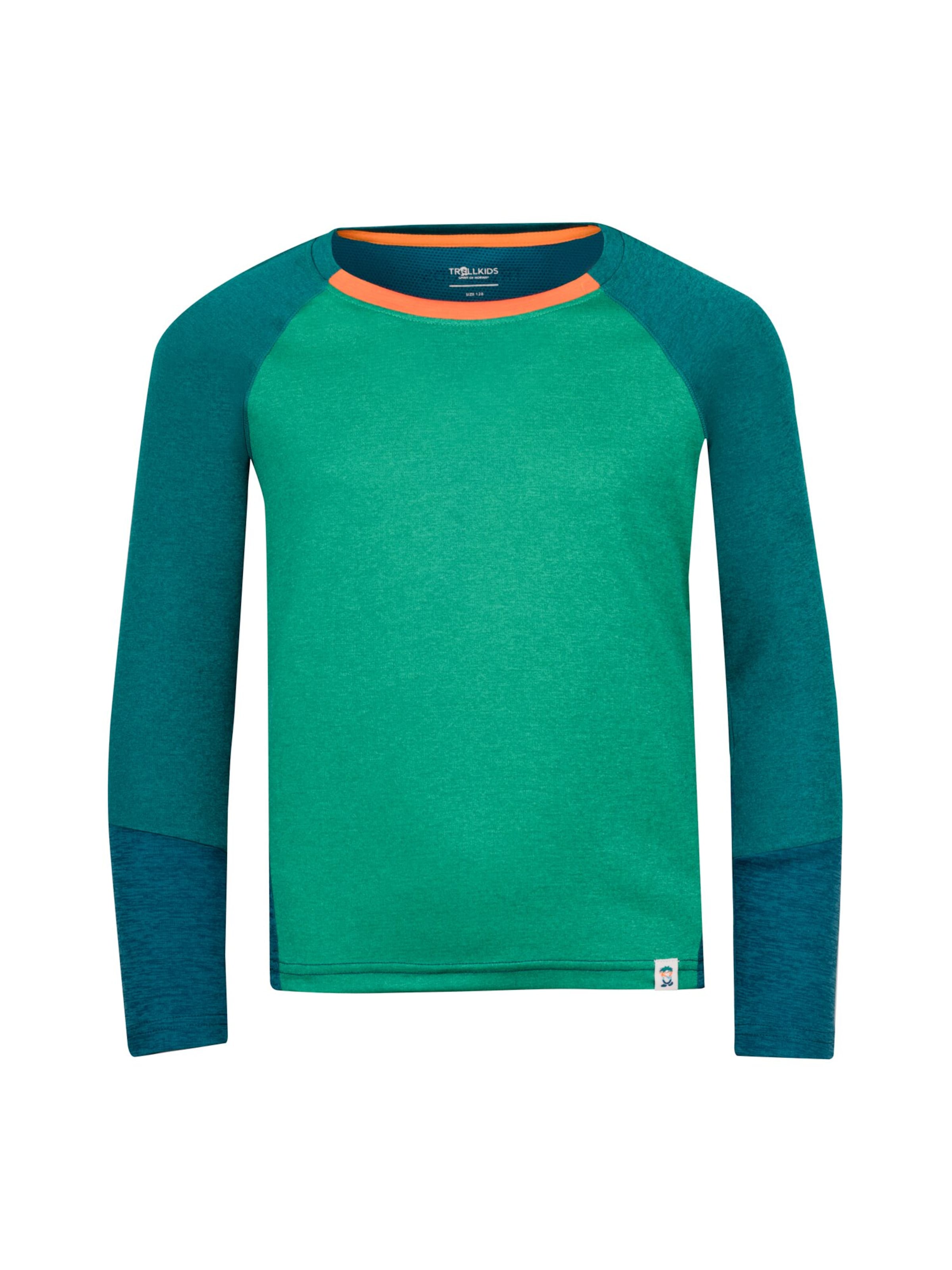 TROLLKIDS Performance Shirt in Green: front