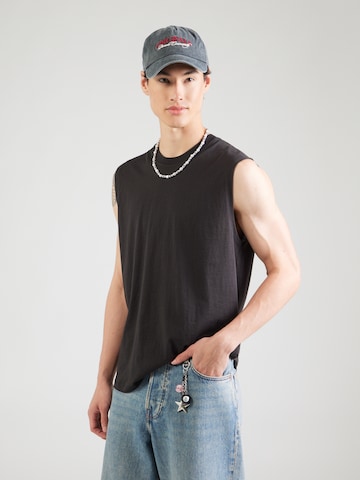 T-Shirt 'JJSIMON' JACK & JONES en noir : devant