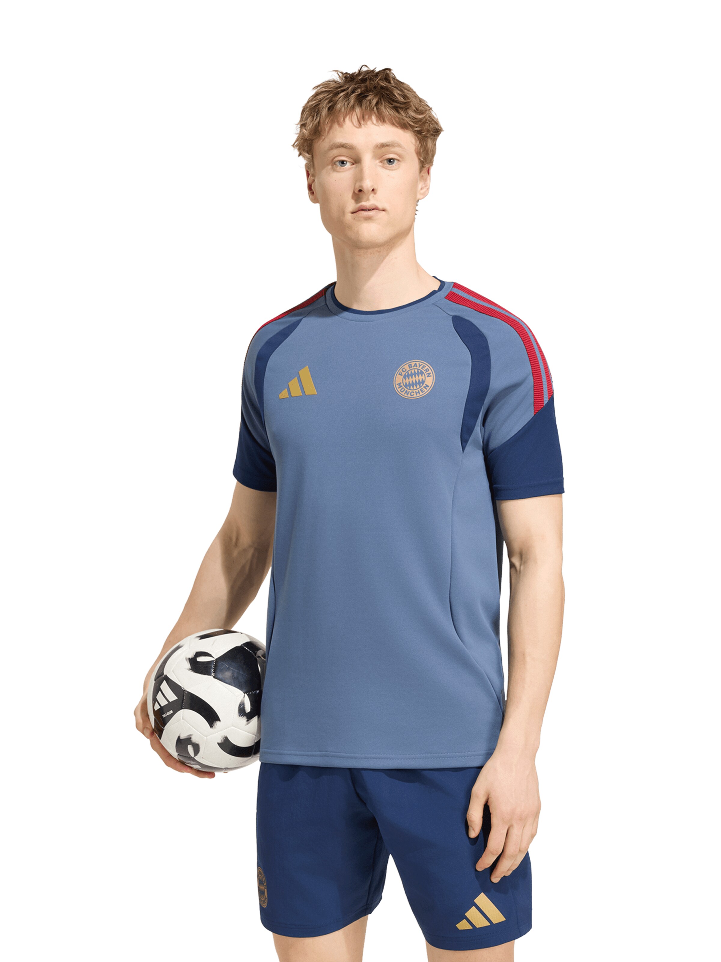 ADIDAS PERFORMANCE Shirt in Blue: front